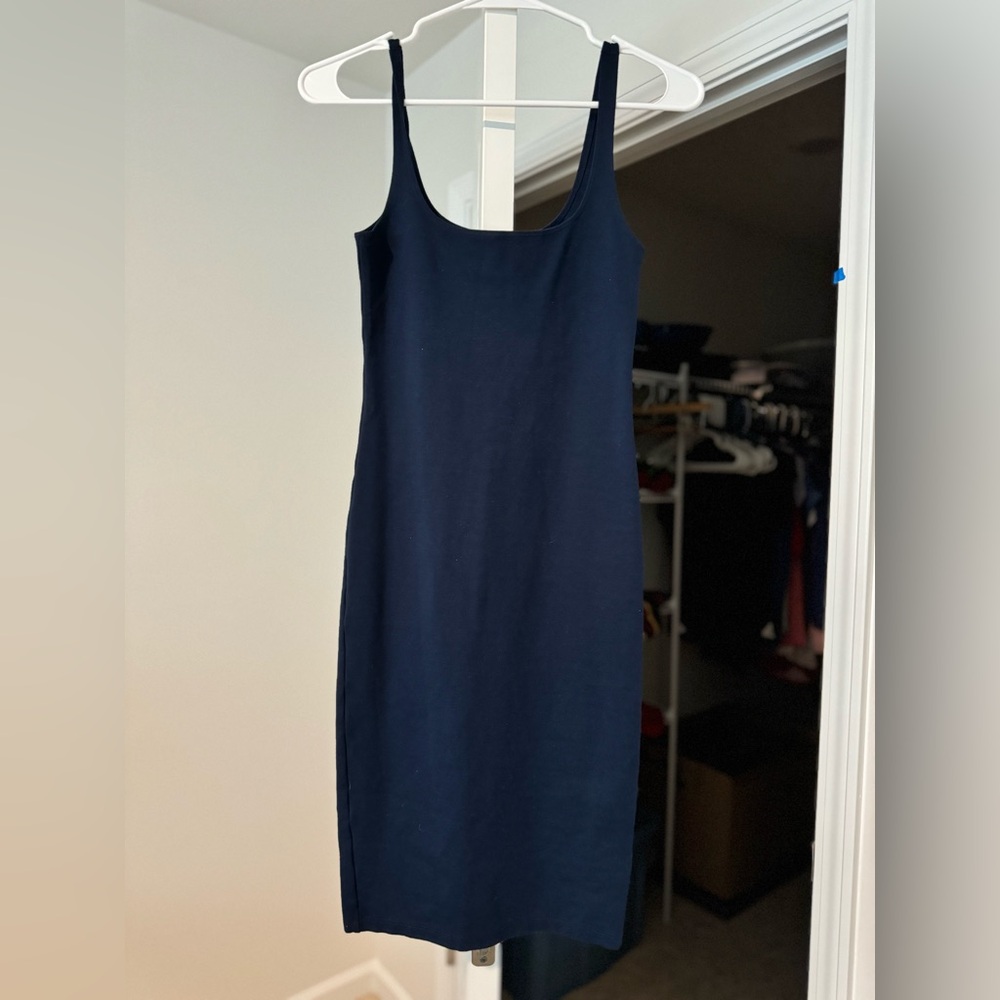 Chic Navy Blue Cocktail Dress